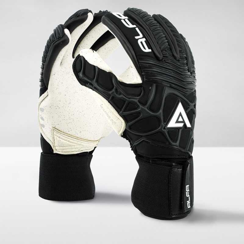 ALFA Pro Fingersave RF GK Gloves - Black (Kids)