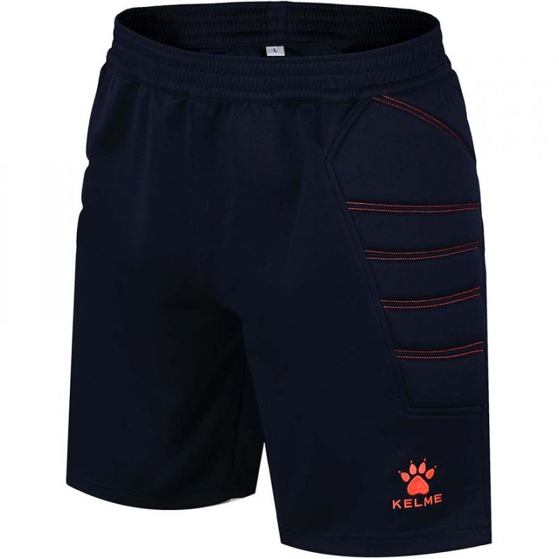 KELME Adult GK Shorts - Navy/Orange